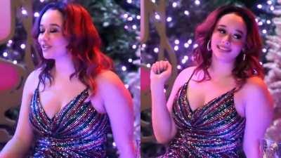 Nearly half a Minute of Talia Jackson's top heaviness. (Family Reunion)