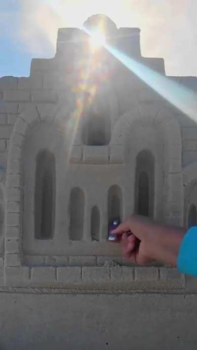 This sand castle