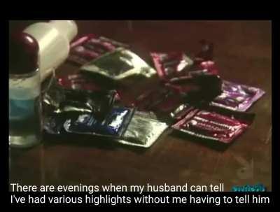 Her expression says it all