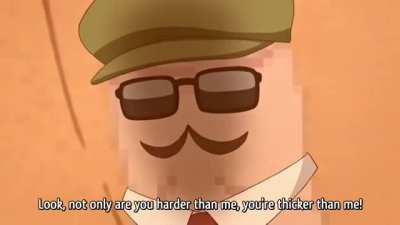 These Ningen playing cock puppets