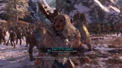 That's one way to hype the troops.