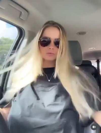 Hold her cup, while I hold her knockers