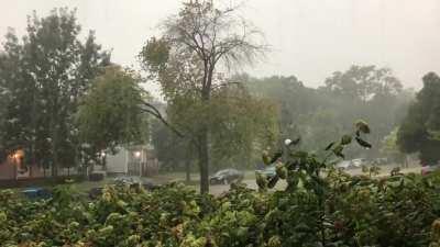 Such a welcome little thunderstorm, we haven’t had rain for days. The air was so cool and refreshing.