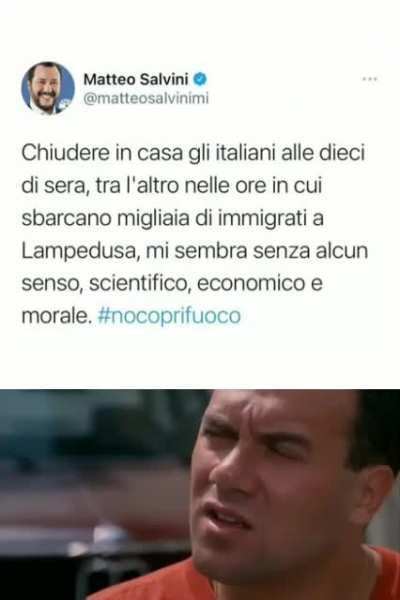 Investi sulla condivisibile reazione di Carlo