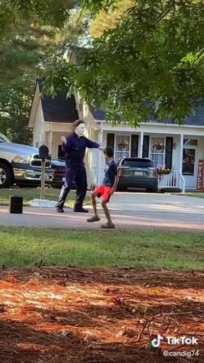 When you don’t wiggle and Michael gives you hatch