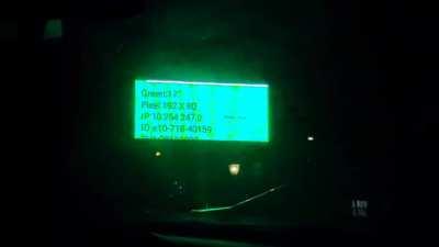 This monstrosity lit up the whole street