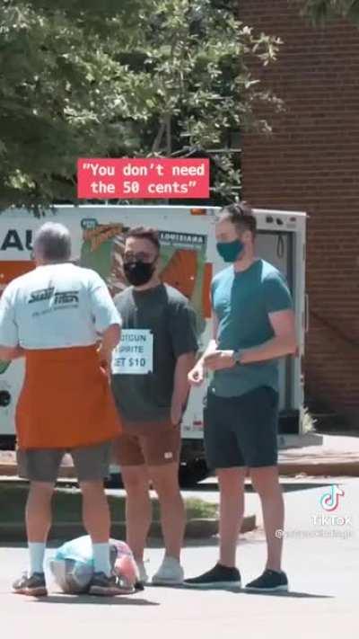 My dude never sets the bar low for himself