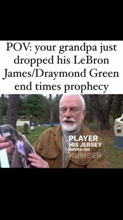 Gramps really thought he was cooking something up 