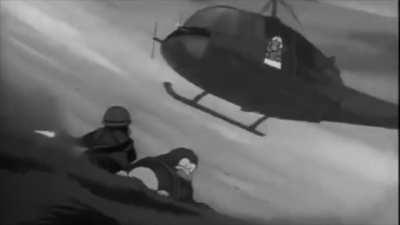 Mike the Penguin has Vietnam flashbacks