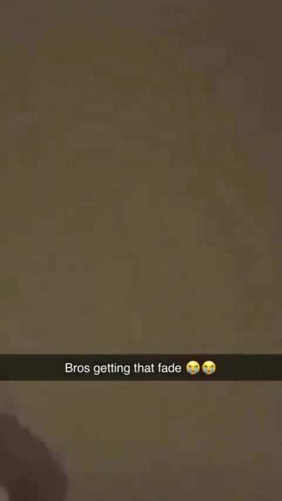 Holesome barber 🤗