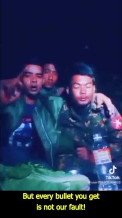 Myanmar terrorists attempting to justify their disregard for human life on TikTok