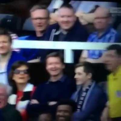 Questionable officiating prompts partially blind fan to offers his cane to the ref