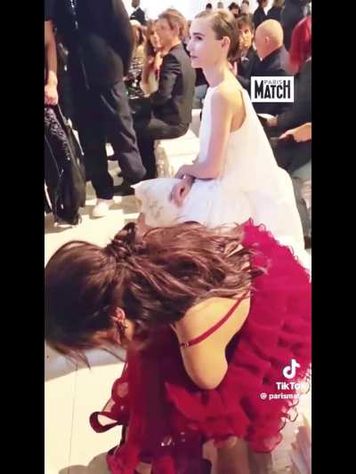 Jenna candidly at Givenchy.