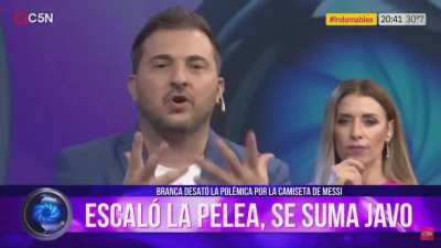 Brancatelli no se la bancó y arrugó