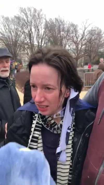 Woman claims to have been maced while 