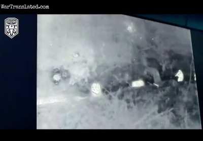 Bakhmut, four soldiers of the Ukrainian SOF with the help of a night drone listen to the commander of the tactical group 