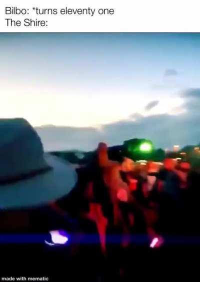 Gandalf knows how to party