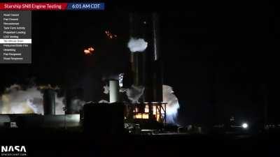 SN8 Preburner Test- NASASPACEFLIGHT
