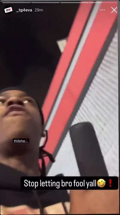 houston yn sliding on opps hood👀👀