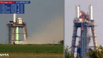 Raptor engine thought it was a BE3 today