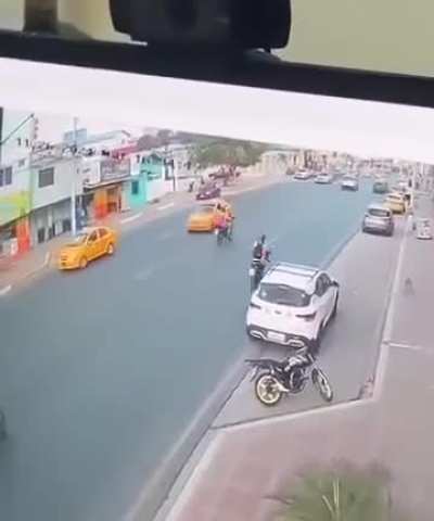 Plane abruptly falls onto car, killing two people