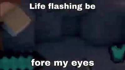 Life flashing before my eyes