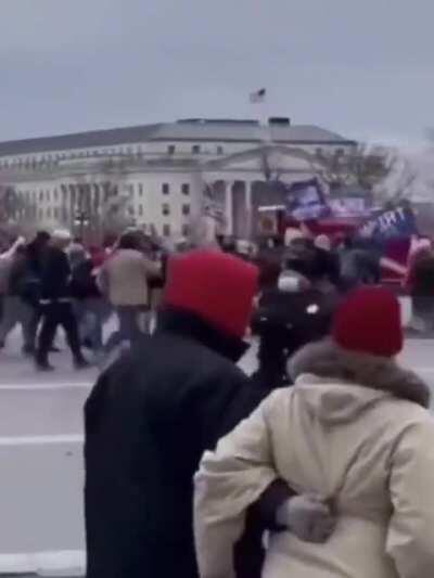 Confirmed that some police were involved in the Capitol attack yesterday