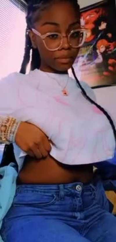 No cleaver title, just titties