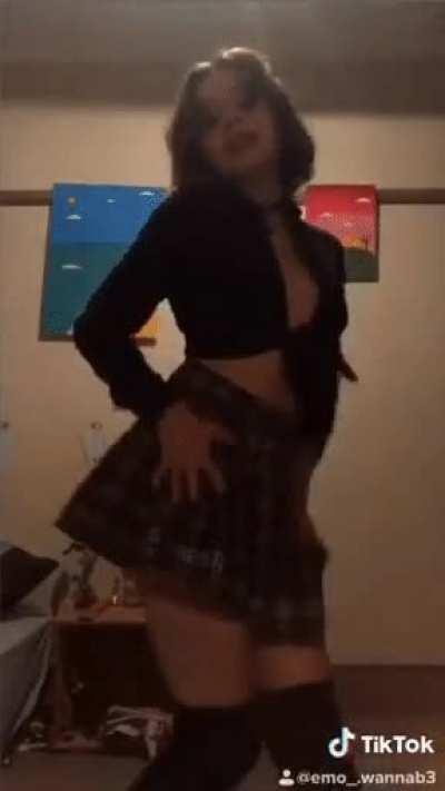 Eve doing a cute dance