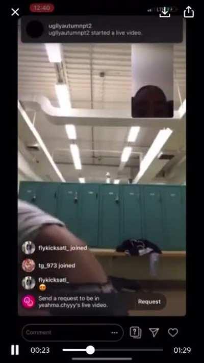 Twerking in bathroom