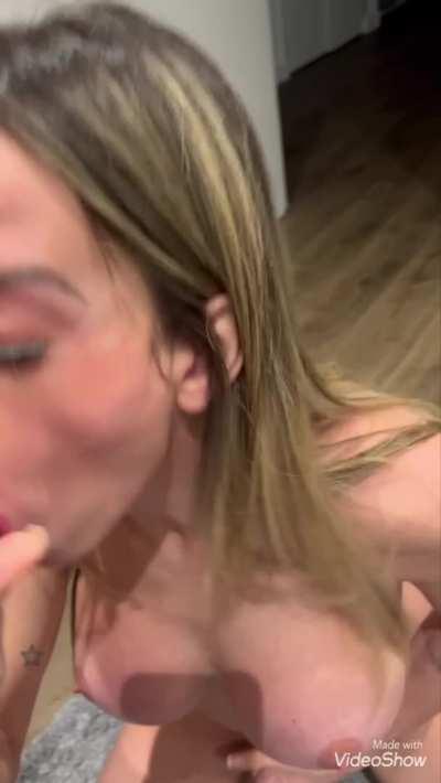 When sucking dick is total bliss for you...