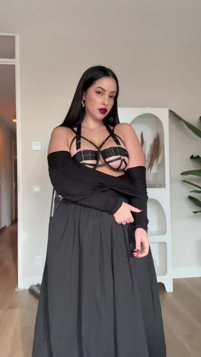 How would you react if I wore this under my dress on our first date? 