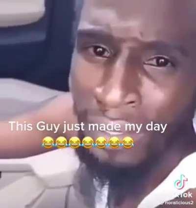 You wouldn’t believe him even if he told you 😆