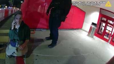 A mentally challenged man was struggling to use the self checkout at an Albuquerque Target. Instead of helping him, employees called the police who roughed him up and arrested him.