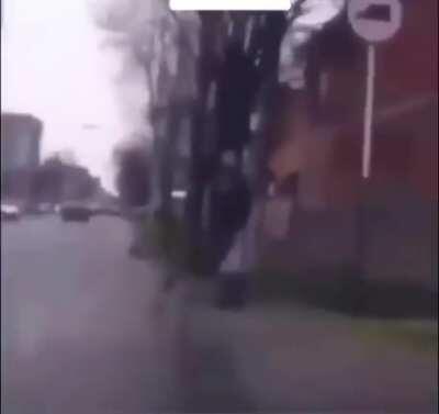 Sorte que ele correu