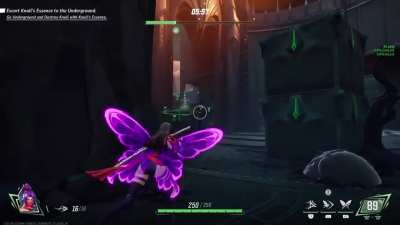 Game glitched and gave me Butterfly wings. They went away after dashing again tho :(