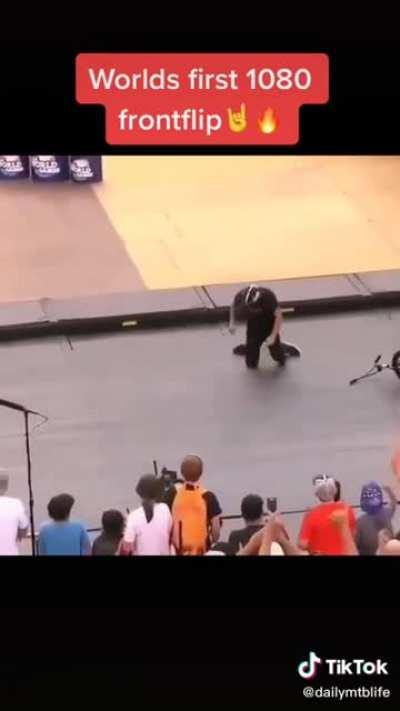 World's first 1080 front flip!