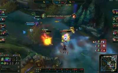 got my first ever pentakill! and it was on amumu!