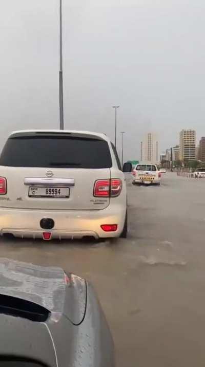 Cloud seeding gone wrong in dubai
