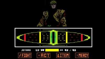 Jotaro vs Dio, but it's Undertale