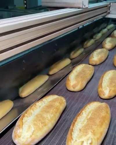 Bread manufacturing process.