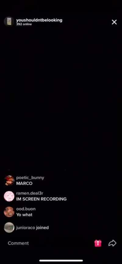 TikTok Livestream 10/18/2020