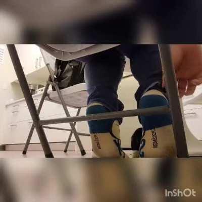 Another sock removal at work