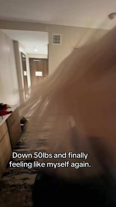 Just about 50lbs down and I’m finally feeling like myself again 🥰🥰