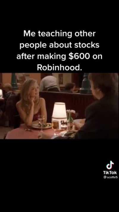 I'm just Warren Buffet at this point