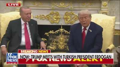 Trump: Rigged election. *points to Erdogan* He knows about rigged elections better than anybody.