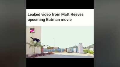 Upcoming batman movie footage leaked