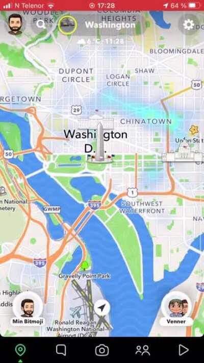 Kven av dykk er det som er i Washington DC?