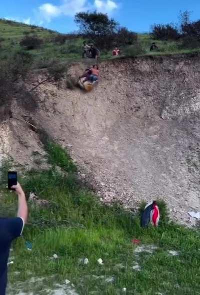 They really think they could slide smoothly down there