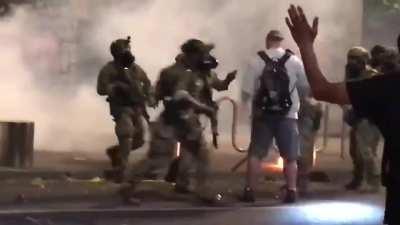 Going Toe To Toe With Paramilitary Riot Police